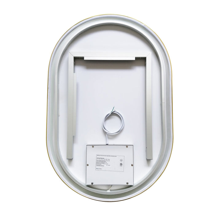 Vinnova 24'' Oval LED Lighted Accent Bathroom/Vanity Wall Mirror