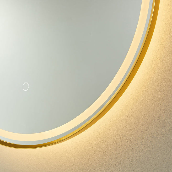Vinnova 24'' Oval LED Lighted Accent Bathroom/Vanity Wall Mirror