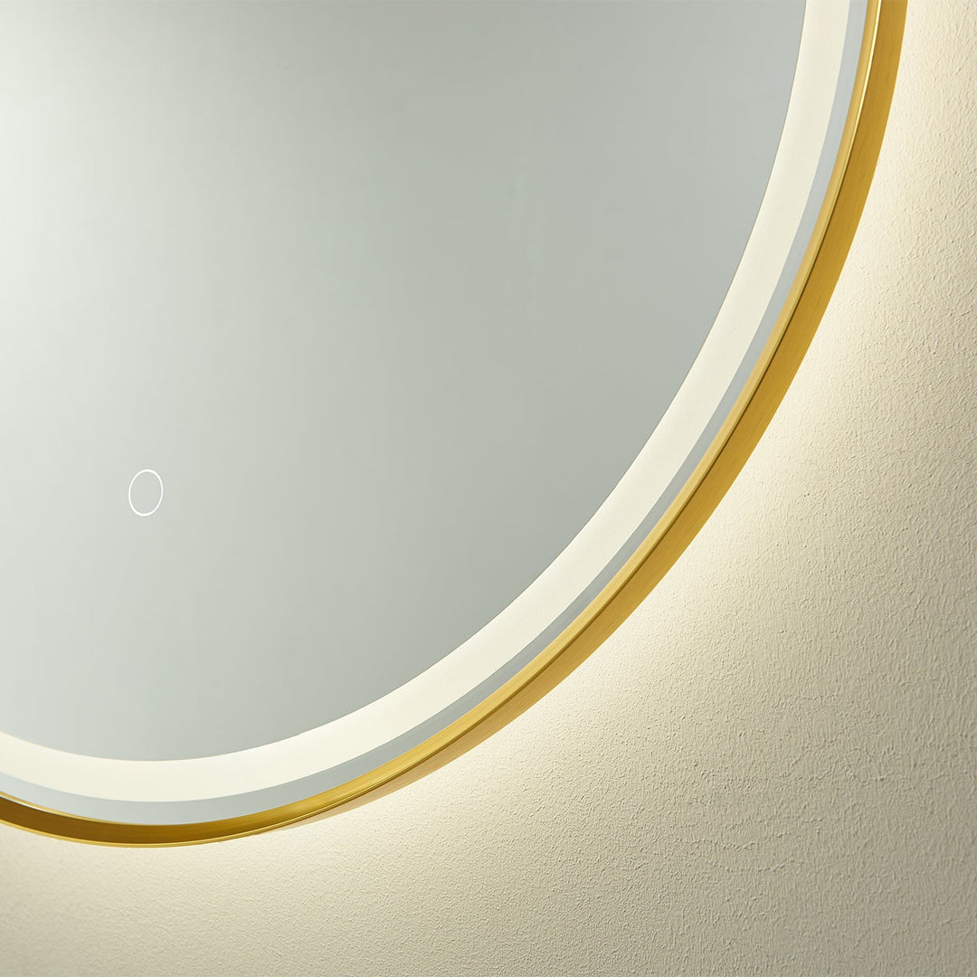 Vinnova 24'' Oval LED Lighted Accent Bathroom/Vanity Wall Mirror