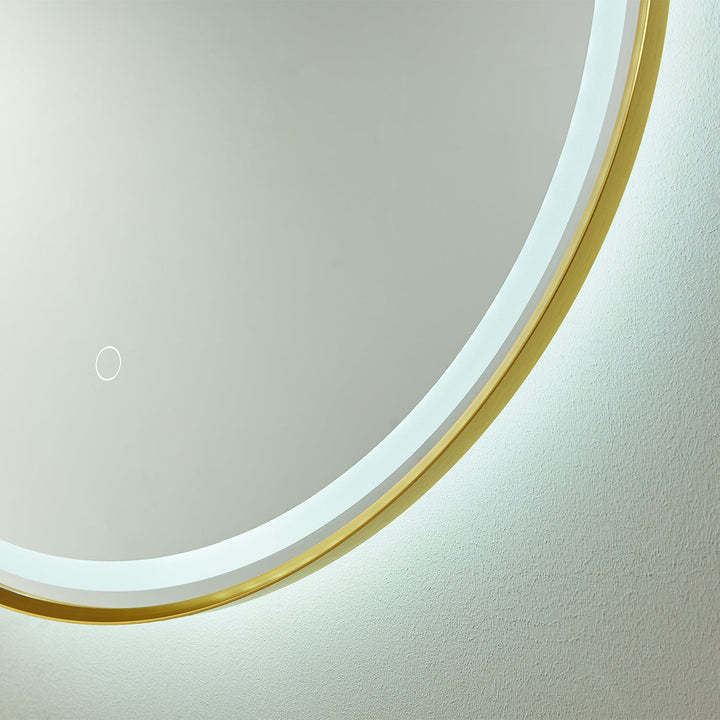 Vinnova 24'' Oval LED Lighted Accent Bathroom/Vanity Wall Mirror