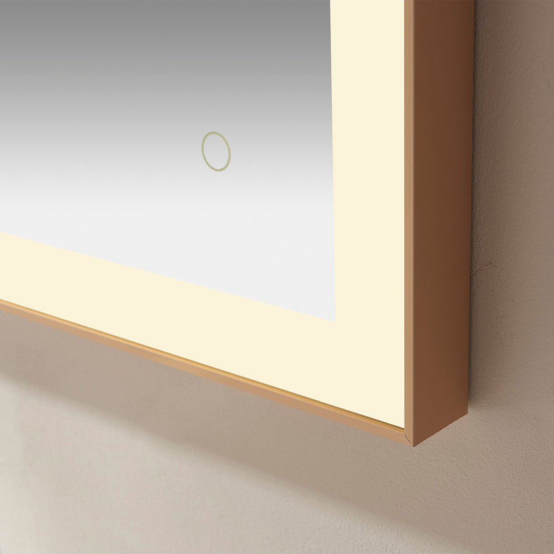 Vinnova 24'' Rectangle LED Lighted Accent Bathroom/Vanity Wall Mirror