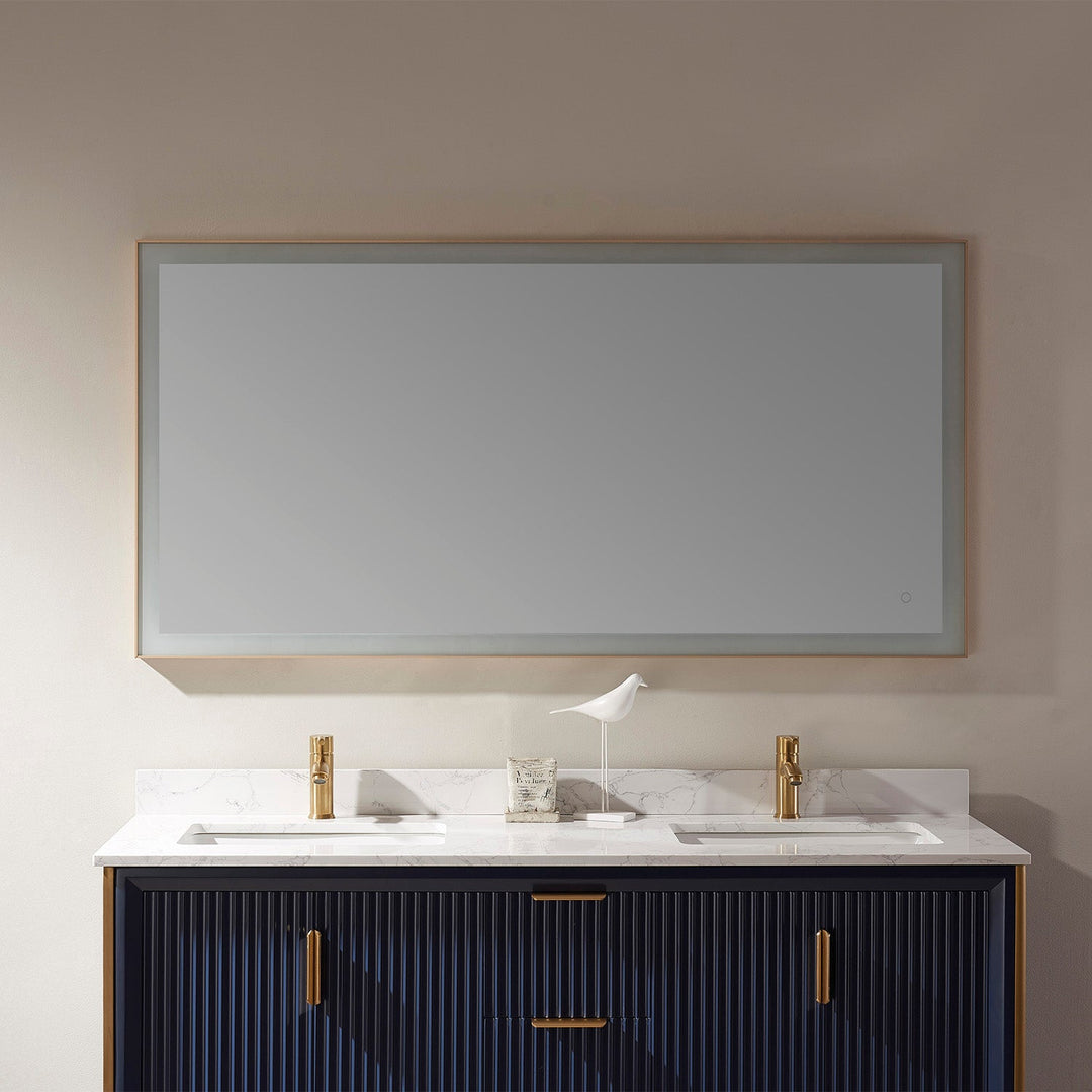 Vinnova 60'' Rectangle LED Lighted Accent Bathroom/Vanity Wall Mirror