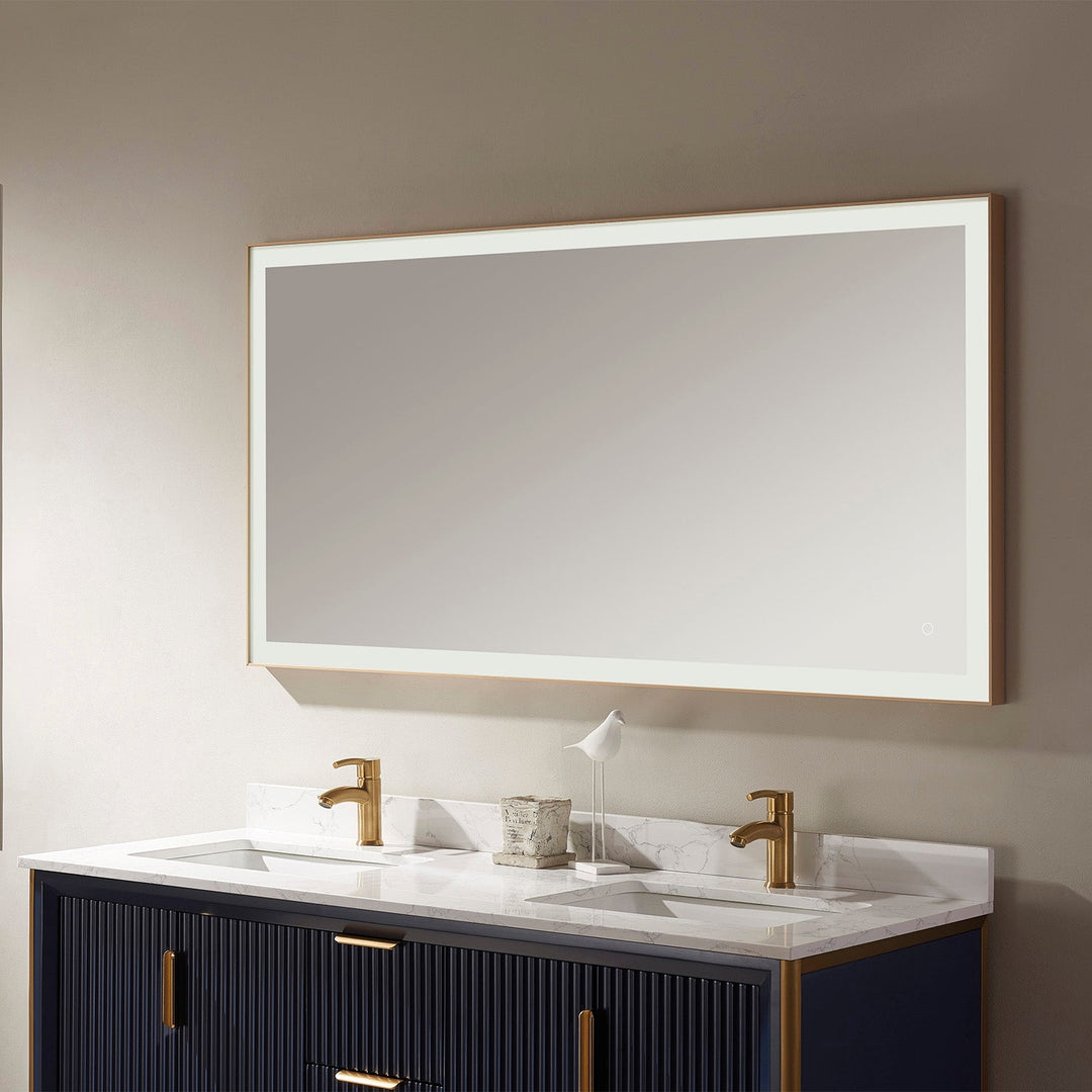 Vinnova 60'' Rectangle LED Lighted Accent Bathroom/Vanity Wall Mirror