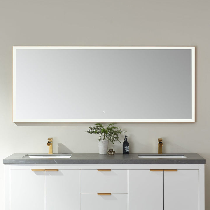 Vinnova 72'' Rectangle LED Lighted Accent Bathroom/Vanity Wall Mirror