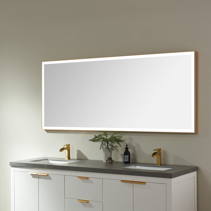 Vinnova 72'' Rectangle LED Lighted Accent Bathroom/Vanity Wall Mirror