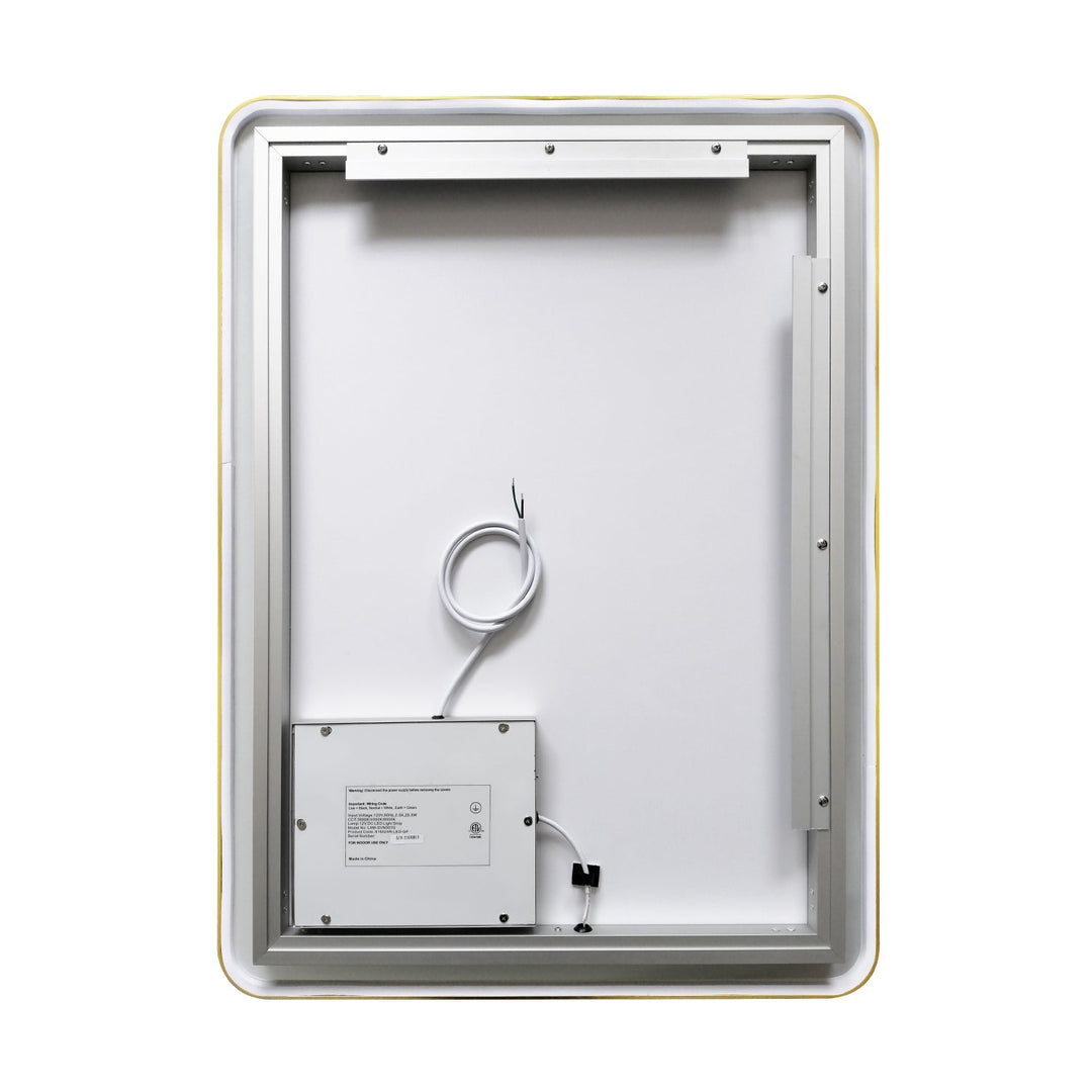 Vinnova 24'' Rectangle LED Lighted Accent Bathroom/Vanity Wall Mirror