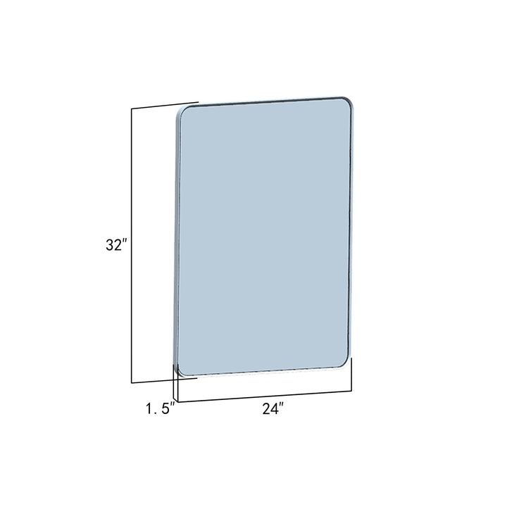 Vinnova 24'' Rectangle LED Lighted Accent Bathroom/Vanity Wall Mirror