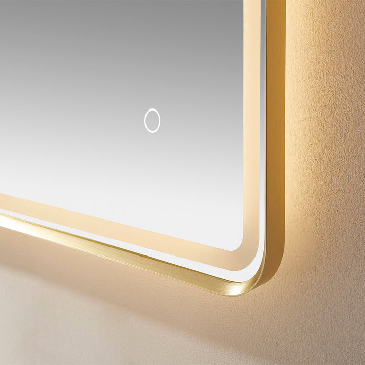 Vinnova 24'' Rectangle LED Lighted Accent Bathroom/Vanity Wall Mirror