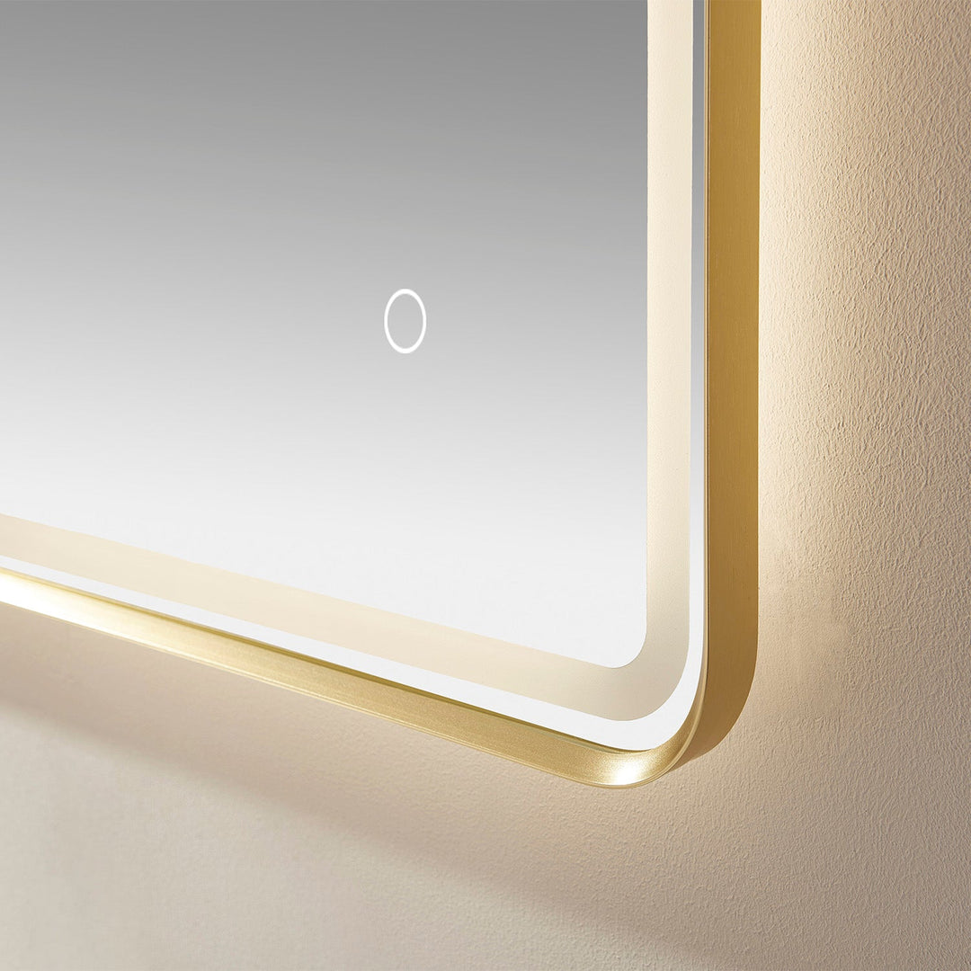 Vinnova 24'' Rectangle LED Lighted Accent Bathroom/Vanity Wall Mirror