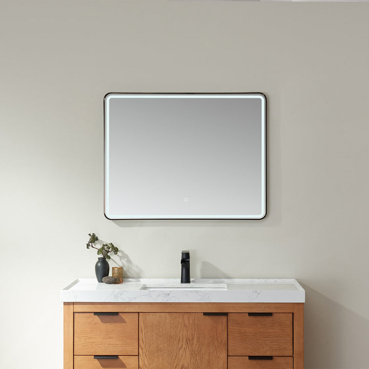 Vinnova 36'' Rectangle LED Lighted Accent Bathroom/Vanity Wall Mirror
