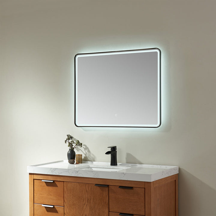 Vinnova 36'' Rectangle LED Lighted Accent Bathroom/Vanity Wall Mirror