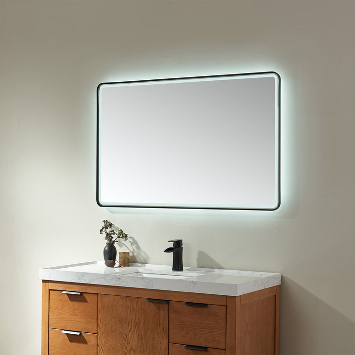 Vinnova 48'' Rectangle LED Lighted Accent Bathroom/Vanity Wall Mirror