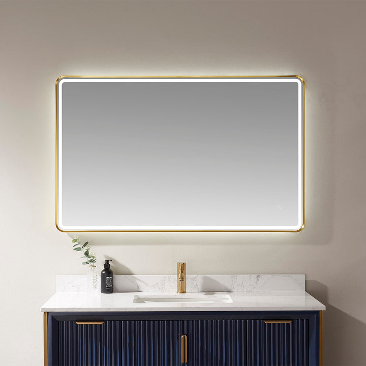 Vinnova 48'' Rectangle LED Lighted Accent Bathroom/Vanity Wall Mirror
