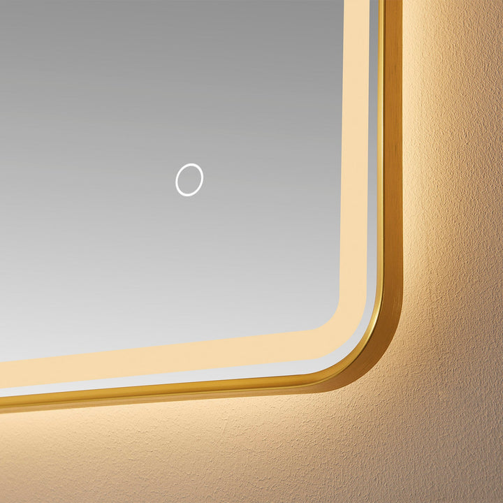 Vinnova 48'' Rectangle LED Lighted Accent Bathroom/Vanity Wall Mirror