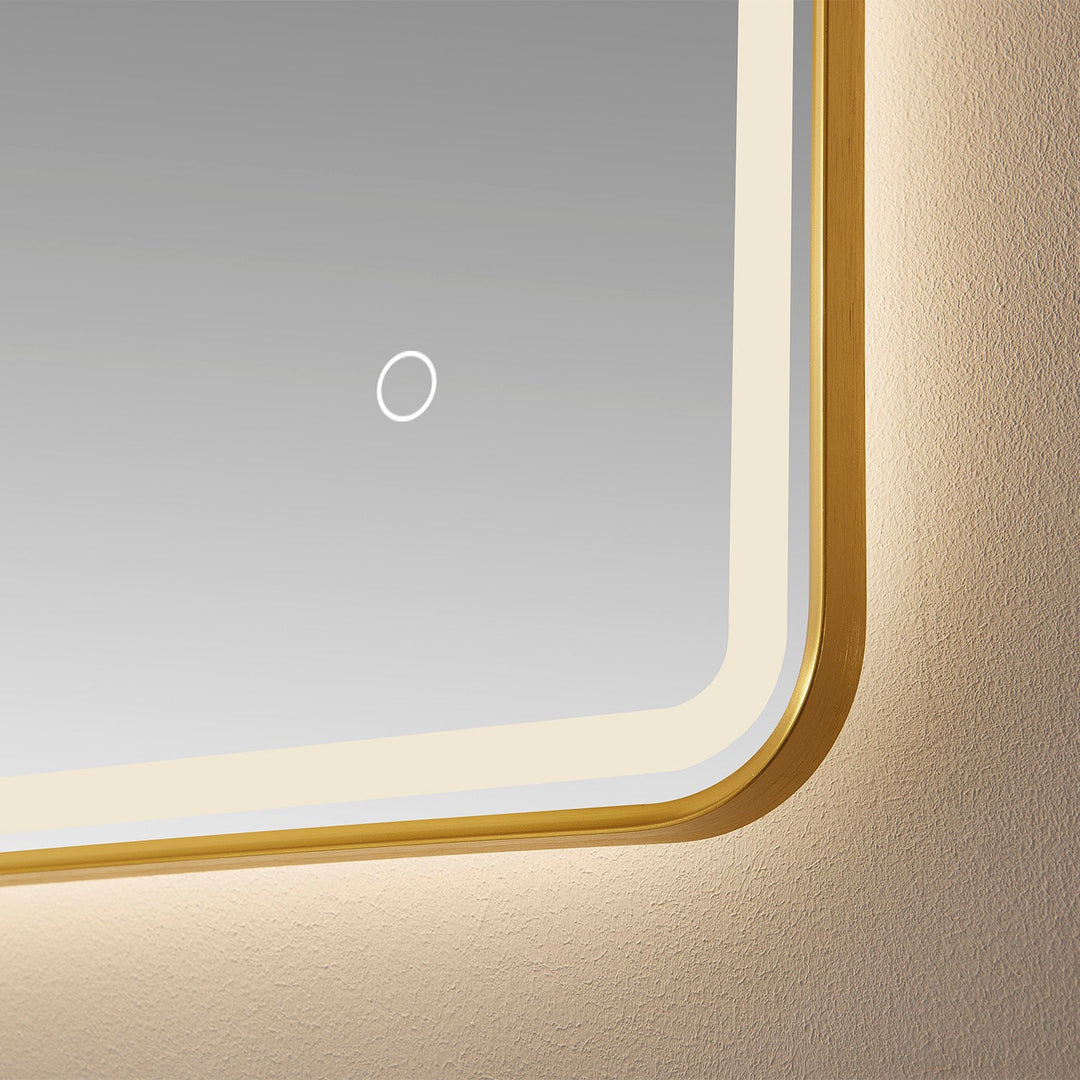 Vinnova 48'' Rectangle LED Lighted Accent Bathroom/Vanity Wall Mirror