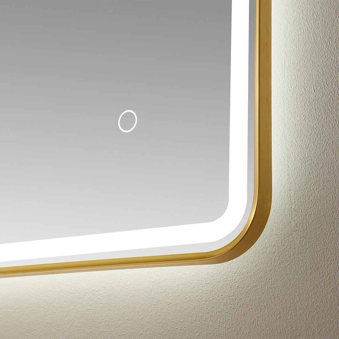 Vinnova 48'' Rectangle LED Lighted Accent Bathroom/Vanity Wall Mirror