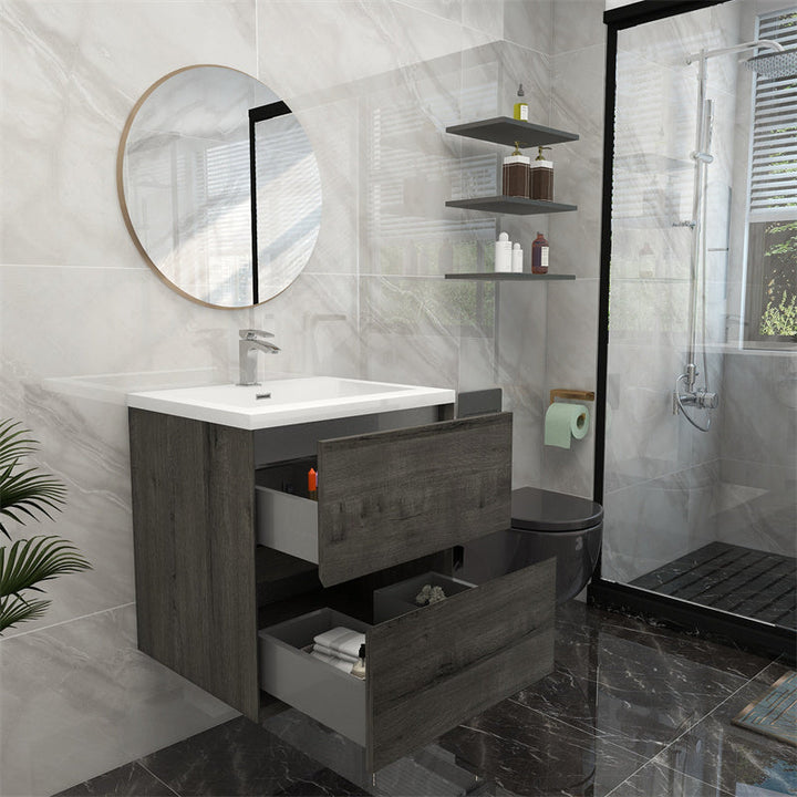 Pacifica Floating Vanity in Smoke Oak (24-84 inches)