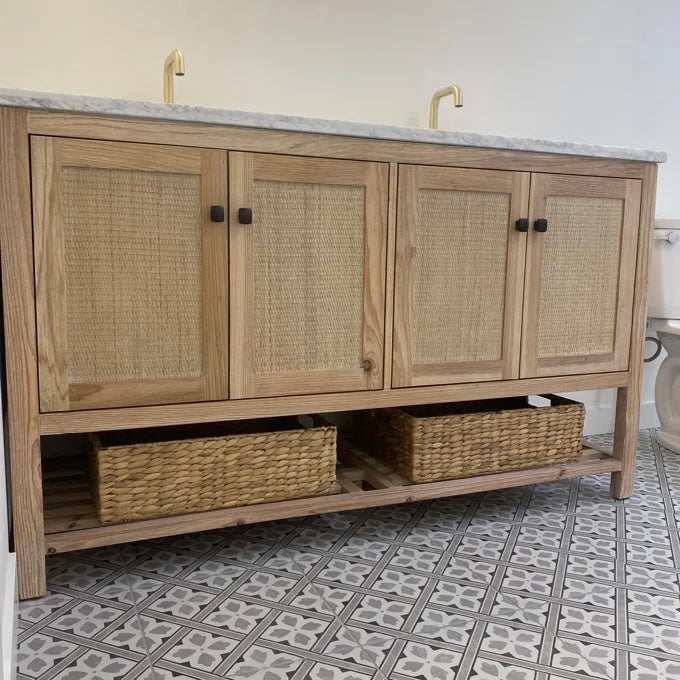 Bahia 60 in. Double Sink Bathroom Vanity