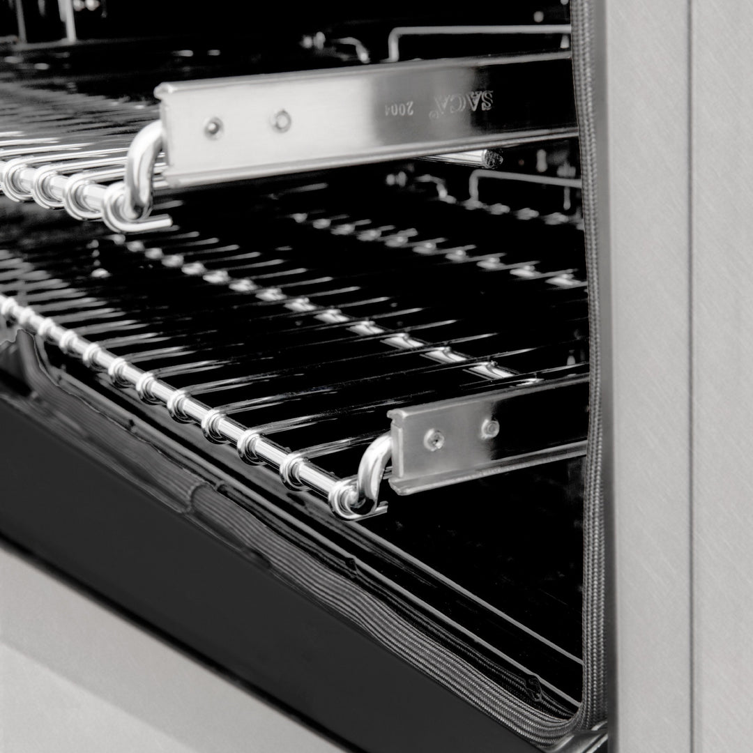 ZLINE 24" 2.8 cu. ft. Range with Gas Stove and Gas Oven in DuraSnow® Stainless Steel (RGS-24)