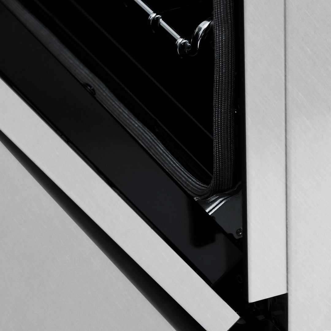 ZLINE 24" 2.8 cu. ft. Range with Gas Stove and Gas Oven in DuraSnow® Stainless Steel (RGS-24)