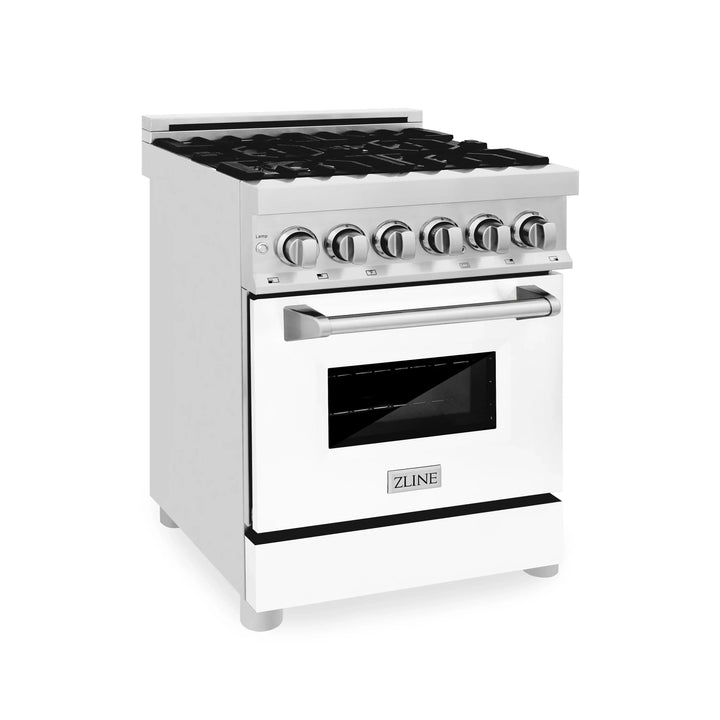 ZLINE 24" 2.8 cu. ft. Range with Gas Stove and Gas Oven in Stainless Steel (RG24)