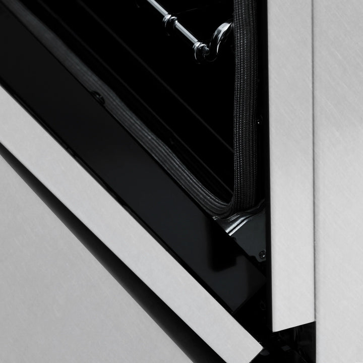 ZLINE 30" 4.0 cu. ft. Induction Range in DuraSnow with a 4 Element Stove and Electric Oven (RAINDS-30)