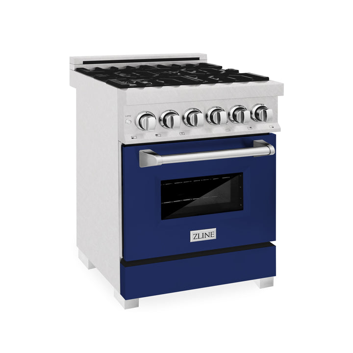 ZLINE 24" 2.8 cu. ft. Range with Gas Stove and Gas Oven in DuraSnow® Stainless Steel (RGS-24)