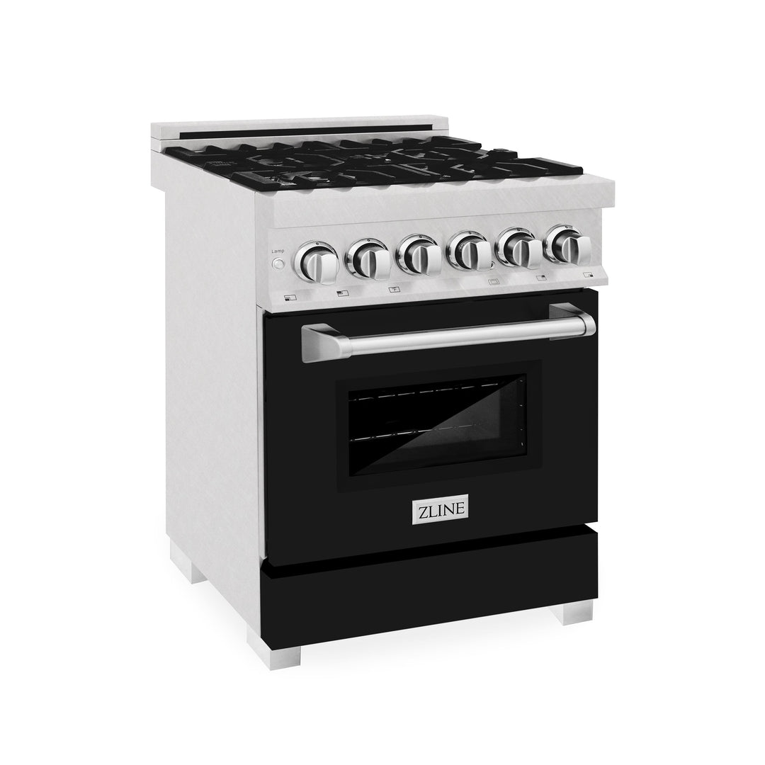 ZLINE 24" 2.8 cu. ft. Range with Gas Stove and Gas Oven in DuraSnow® Stainless Steel (RGS-24)