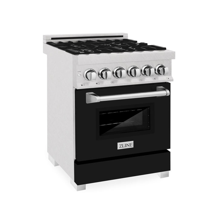 ZLINE 24" 2.8 cu. ft. Range with Gas Stove and Gas Oven in DuraSnow® Stainless Steel (RGS-24)