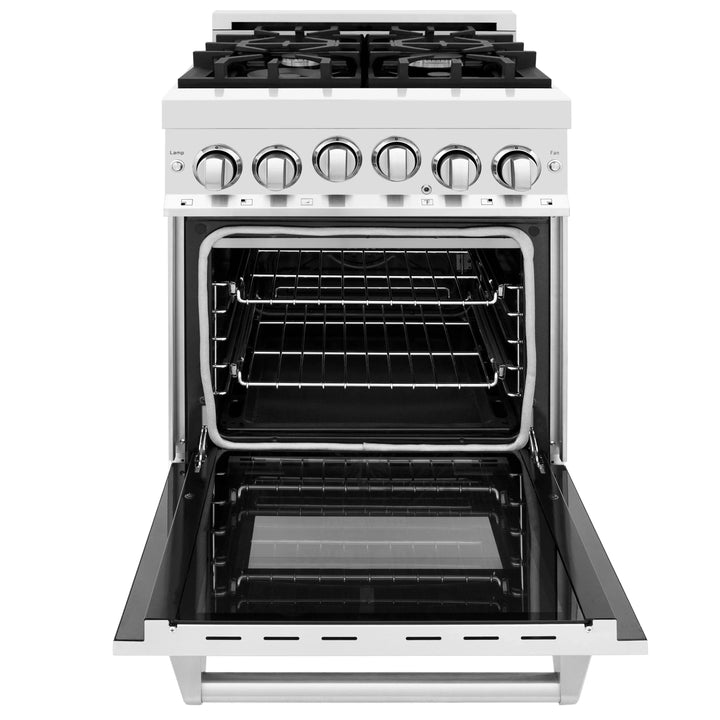 ZLINE 24" 2.8 cu. ft. Range with Gas Stove and Gas Oven in Stainless Steel (RG24)