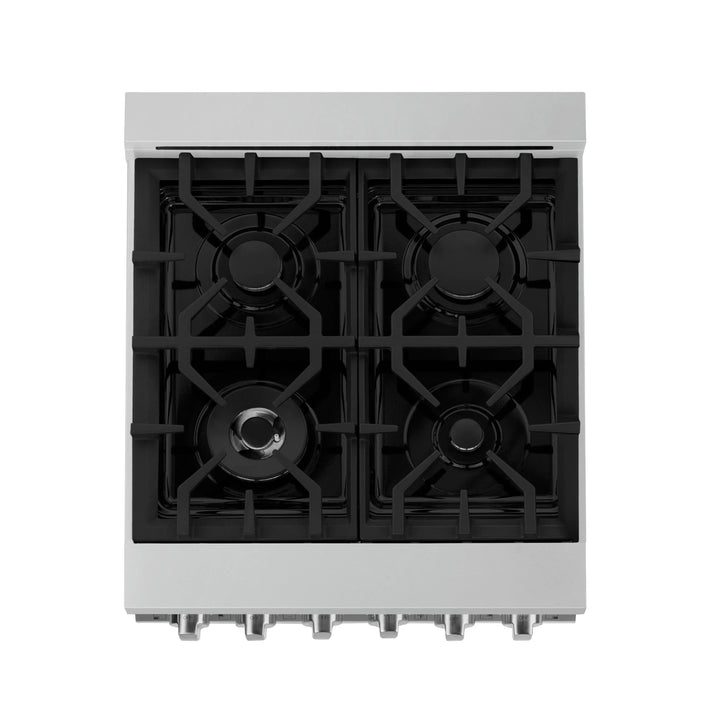 ZLINE 24" 2.8 cu. ft. Range with Gas Stove and Gas Oven in Stainless Steel (RG24)