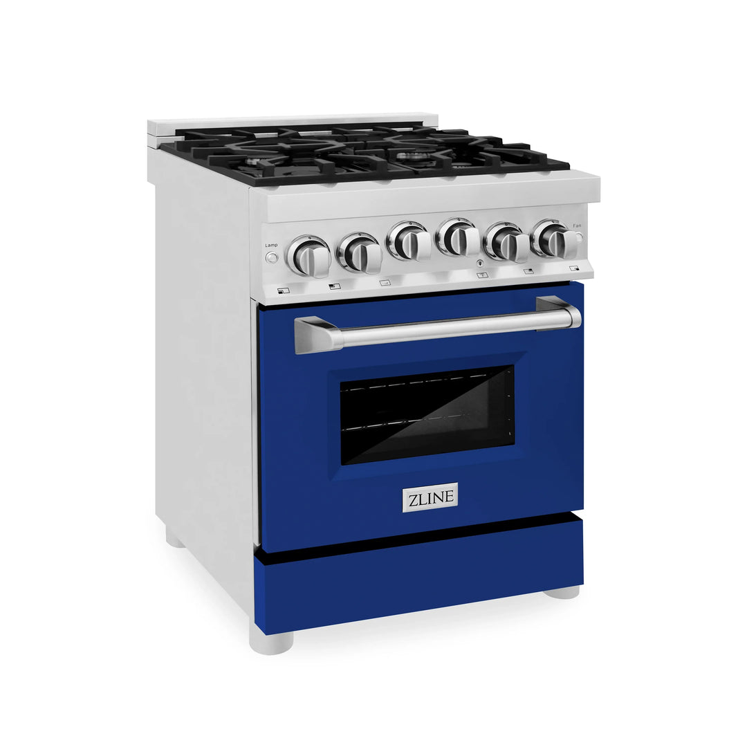 ZLINE 24" 2.8 cu. ft. Range with Gas Stove and Gas Oven in Stainless Steel (RG24)