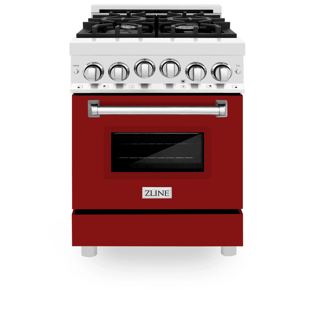ZLINE 24" 2.8 cu. ft. Range with Gas Stove and Gas Oven in Stainless Steel (RG24)