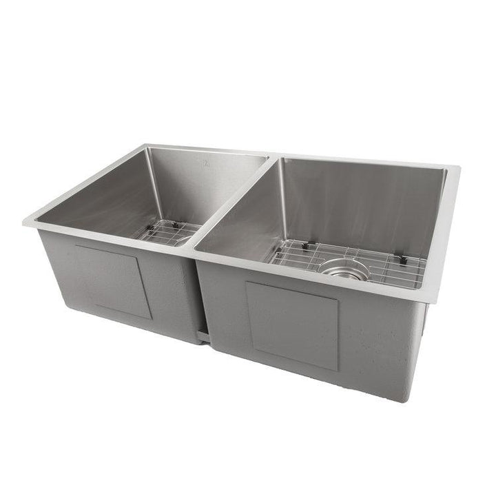 ZLINE Anton 33 Inch Undermount Double Bowl Sink in Stainless Steel (SR50D-33)