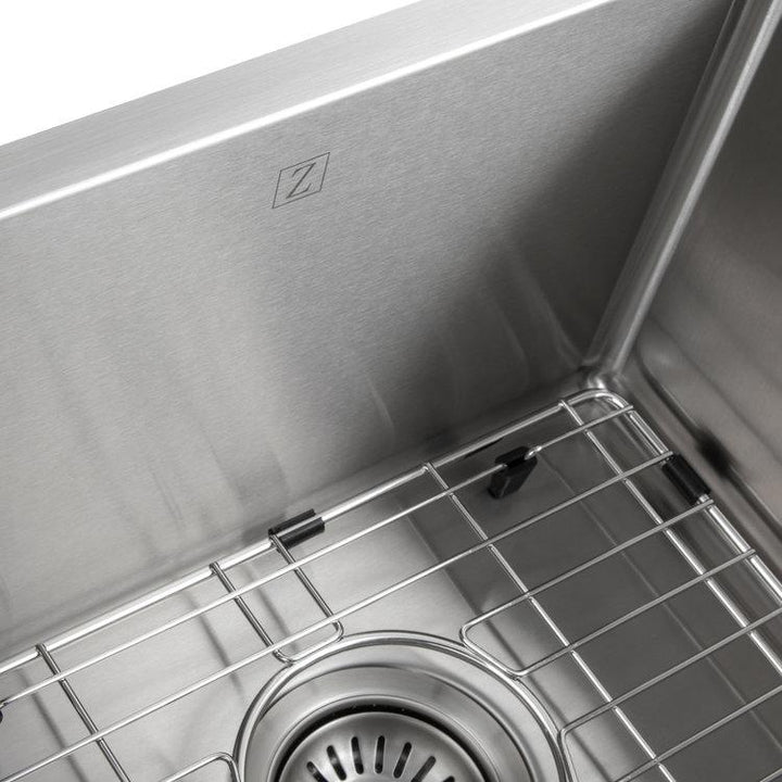 ZLINE Anton 33 Inch Undermount Double Bowl Sink in DuraSnow® Stainless Steel (SR50D-33S)