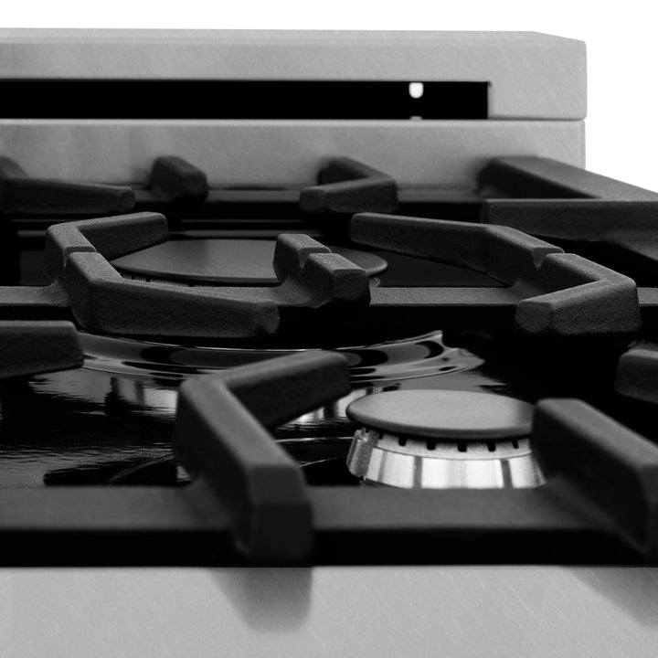ZLINE 24" 2.8 cu. ft. Range with Gas Stove and Gas Oven in DuraSnow® Stainless Steel (RGS-24)